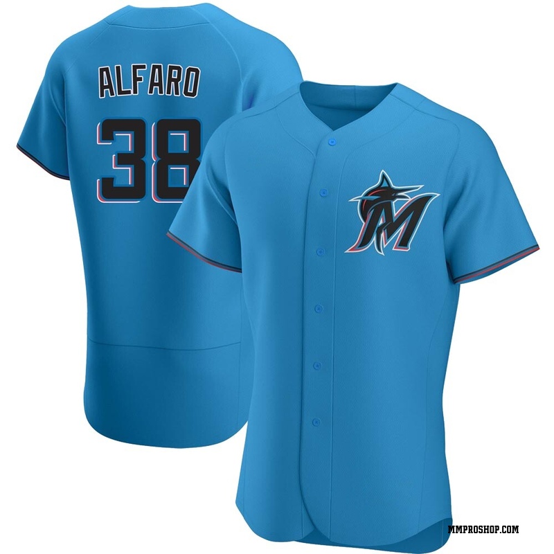 Authentic Alfaro Men's Miami Marlins Blue Alternate Jersey