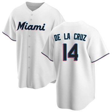 Youth Miami Marlins Luis Arraez Cool Base Replica Home Jersey - White