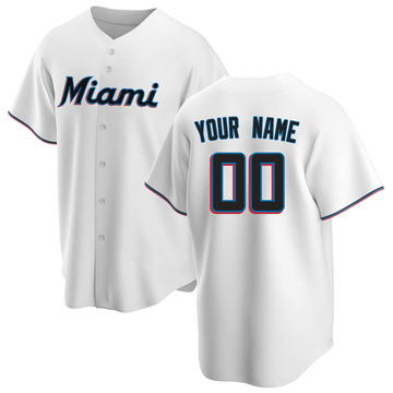 Ryan Weathers Youth Nike White Miami Marlins Home Replica Custom Jersey Size: Extra Large
