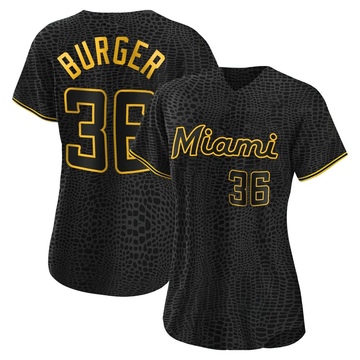 Jake Burger Autographed Charlotte Knights Jersey