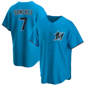 Men's Nike Jesús Sánchez White Miami Marlins Home Replica Player Jersey