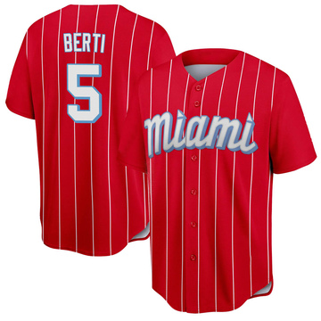 Miami Marlins #5 Jon Berti Mlb Golden Brandedition Black Jersey Gift For  Marlins Fans - Dingeas