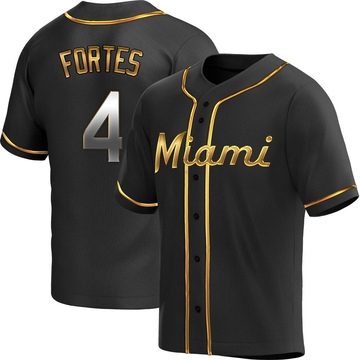 Black Nike MLB Miami Marlins Alternate Jersey